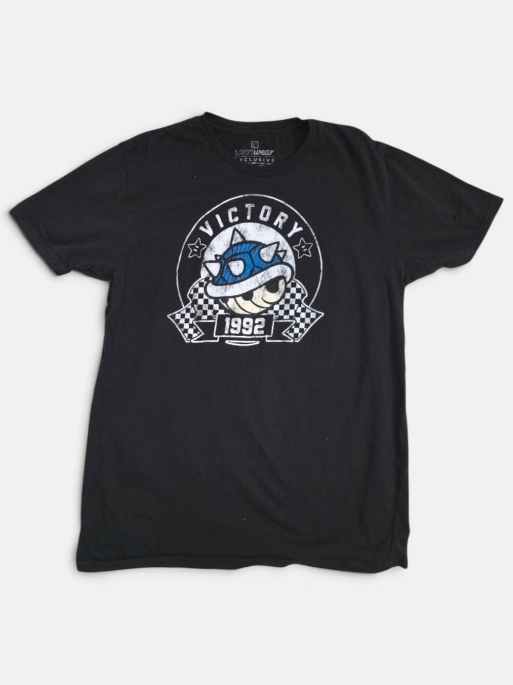 Lootwear‎ Exclusive Mariokart Blue Shell Graphic Tee Large